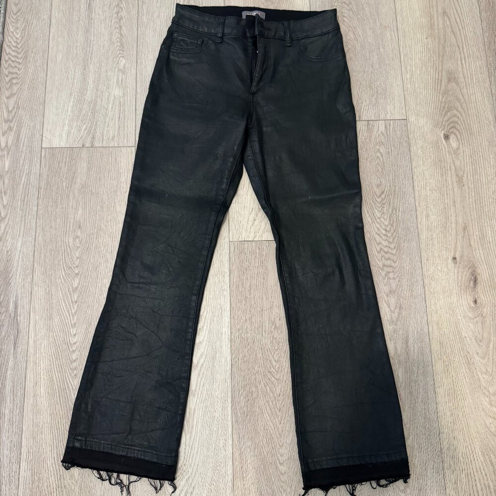 DL1961 Cropped Coated Denim Jeans